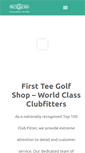Mobile Screenshot of firstteegolfshop.com